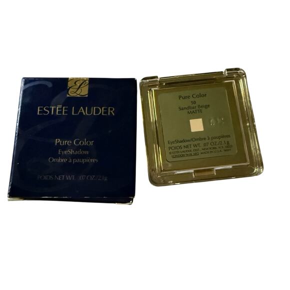 Estee Lauder Pure Color Eyeshadow Matte Sandbar Beige PC Eye 50 .07 oz New - Picture 4 of 11